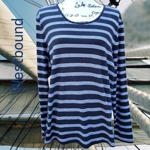 Westbound Black Striped top